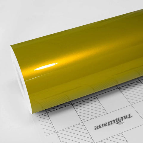 Gloss Metallic Vinyl Wrap - RB Series (Mustard Yellow RB23-HD)