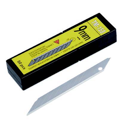 9mm Carbon Steel Blades 30 Degree 50PCS Per Pack
