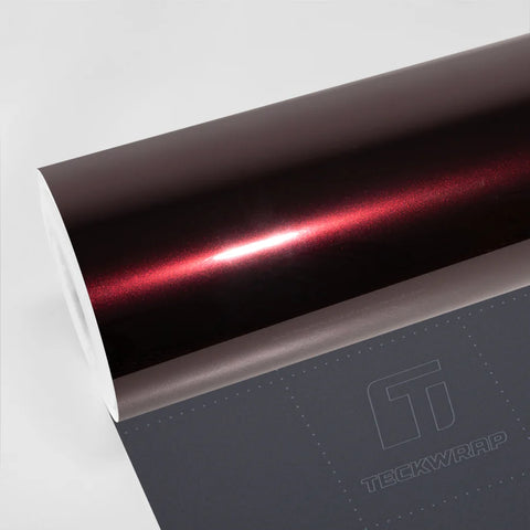 TeckWrap Deep Maroon Metallic PPF | Gloss Wine Red Paint Protection Film (CPX415)