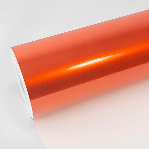 Gloss Aluminum Vinyl Wrap - GAL Series (Paprika Orange GAL06-HD)